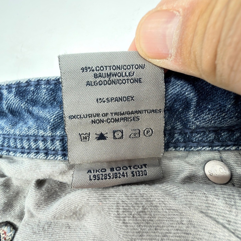 Silver Jeans Co Aiko Bootcut Jeans Womens W33 L31 Medium Wash Thick Stitch - Picture 5 of 5
